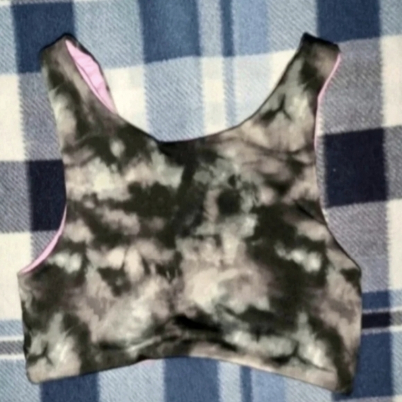 VICTORIA'S SECRET PINK, TIE DYE, REVERSABLE BIKINI TOP. SIZE SMALL. NEW! - Picture 2 of 7